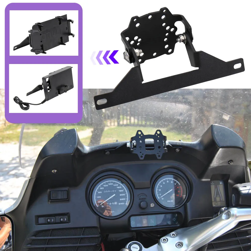 NEW FOR BMW R 850/1150 RT  Motorcycle Phone Stand Holder GPS Bracket Phone Holder USB FOR BMW R 850/1150 RT R1150RT R850RT for bmw r1250r r 1250 r motorcycle accessories phone holder stand gps navigator plate bracket usb