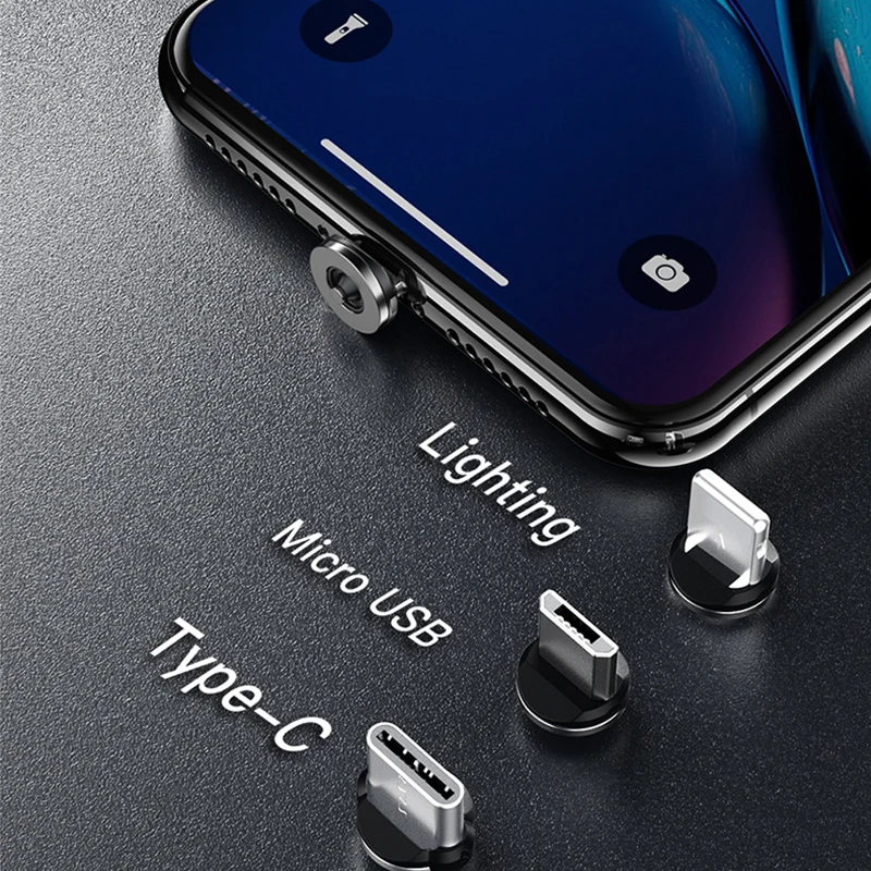 Магнитный кабель Micro USB 1 м для iPhone Samsung Android быстрая зарядка магнитное зарядное