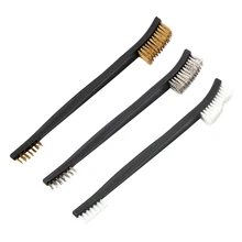 NICEYARD 17 см 3 шт./компл. Стальная проволока щетка для очистки инструментов нейлон латунная проволочная щетка подходит для очистки пыли дрель щеточная шлифовальная машинка