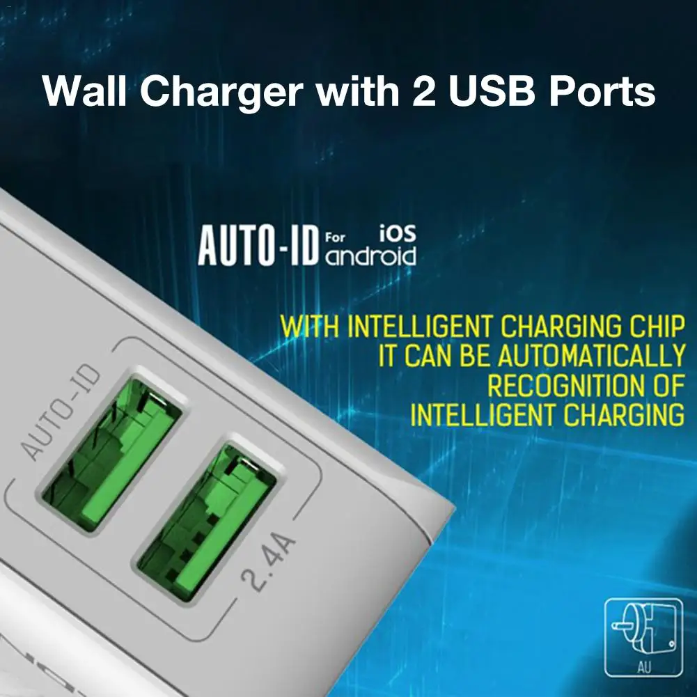Двойное зарядное устройство USB, 5 В, 2,4 А, быстрая зарядка, настенное зарядное устройство, адаптер, EU, US, UK, вилка для мобильного телефона, для Iphone, Ipad, Mini, samsung, Xiaomi