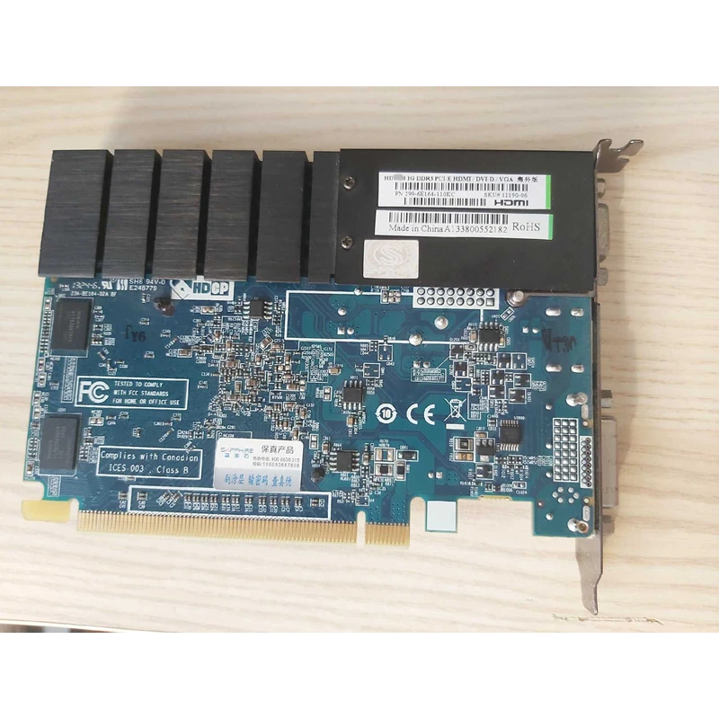 Оригинальная Видеокарта SAPPHIRE HD 5450 1 ГБ GPU AMD Radeon HD 6450 1GHM 512 Мб видеоэкран карты для настольного ПК HDMI PCI-E-4