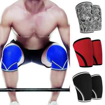 

Breathable 7mm Neoprene Elastic Knee Support Calf Leg Sleeve Weight Lifting Knee Brace Protector Sport Compression Knee Pads