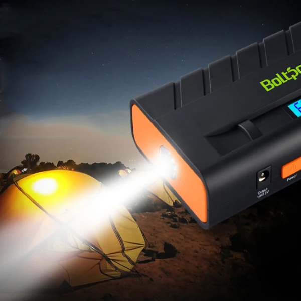 13600mAh Outdoor Portable Emergency Power Bank USB Car Starter Charger 12V 16V 19V Battery Power Bank Pack Booster