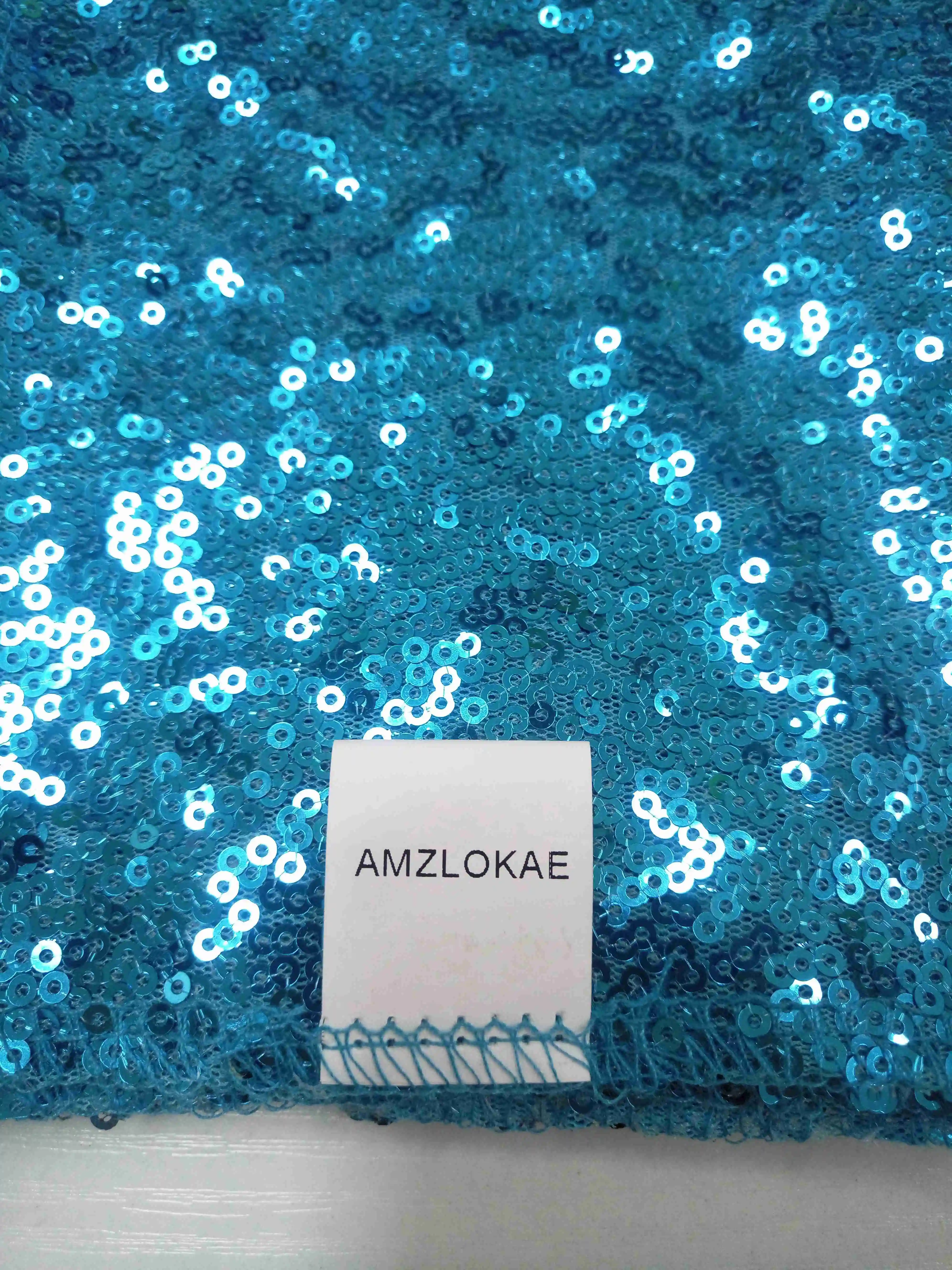  AMZLOKAE Sequin Table Runners 12x108 Inch Kitchen Table Runners Linens Vintage Table Runner Wedding