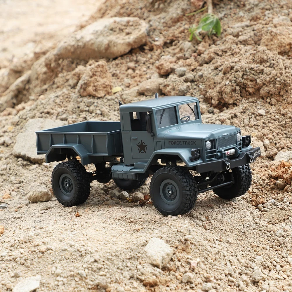 1/16 2,4 GHz 4WD 3000G нагрузка военный грузовик внедорожный RC Гусеничный с светодиодный мини-пультом дистанционного управления грузовик игрушки для мальчиков