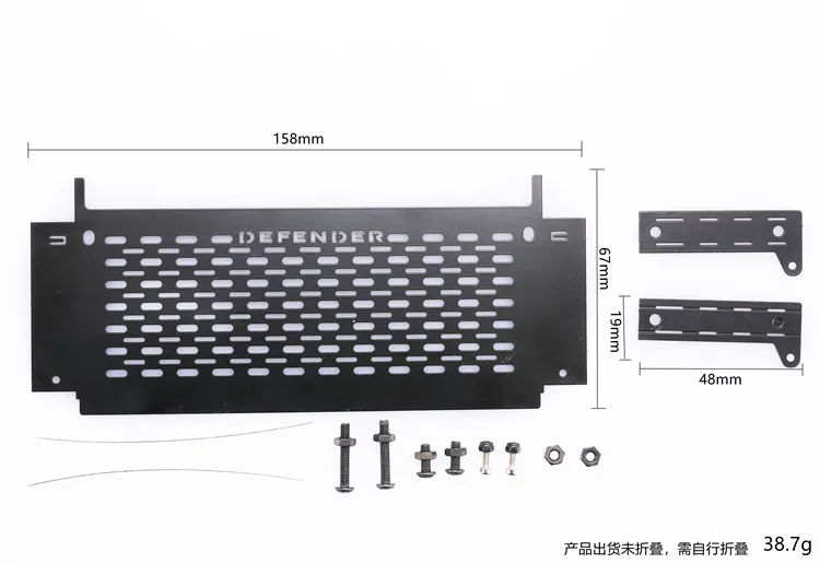 

GPM TRAXXAS TRX4 DEFENDER, D90, D110 металлический ящик для инструментов, можно открыть стол