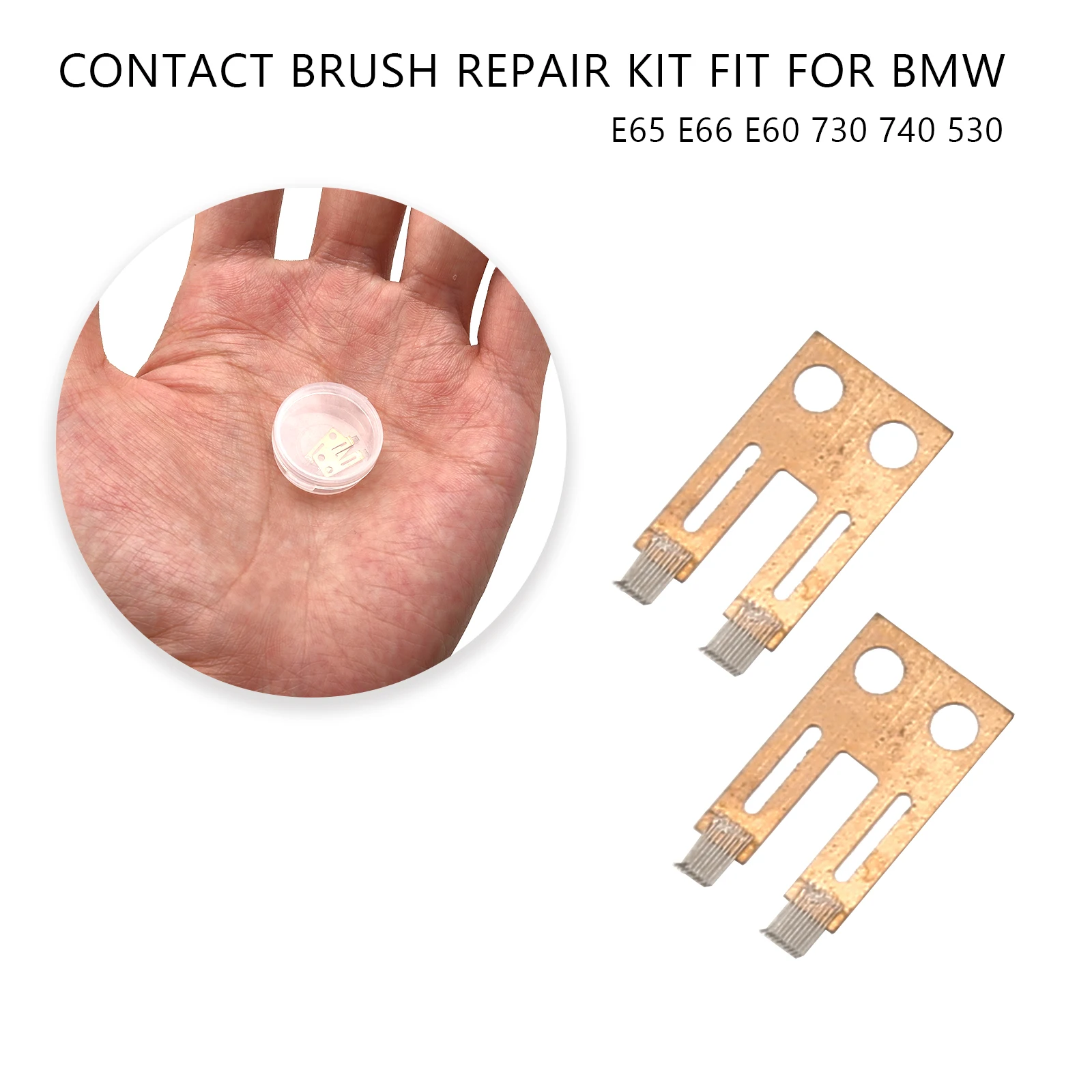 Steering Column Contact Brush Repair 2pcs Car accessories Steering Column Switch Angle Sensor Contact brush Repair Kit fit for BMW E65 E66 E60 730 740 530 7 Series