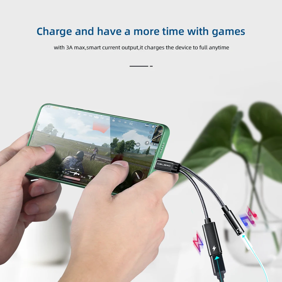 Adattatore Jack per cuffie 2 In 1 da USB C a 3 5mm tipo C