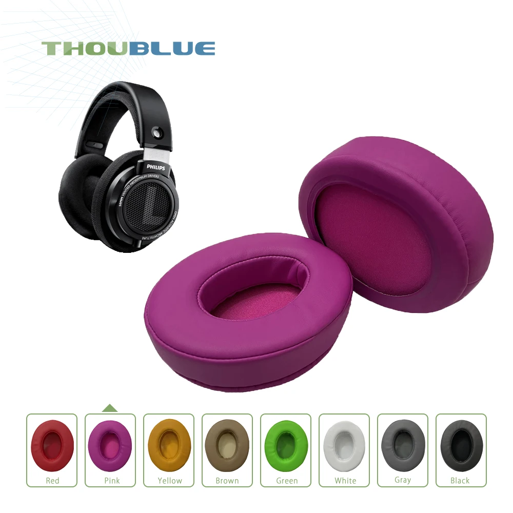 THOUBLUE Сменные амбушюры для наушников Philips SHP9500 цветная серия кожаные наушники |