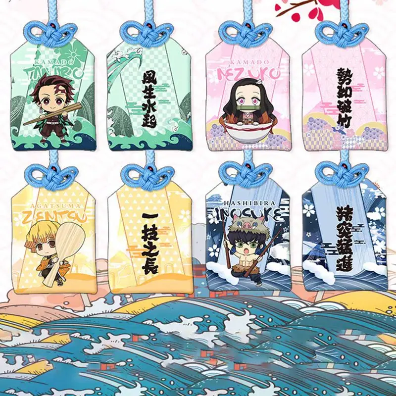 Японское аниме убийца демонов Kimetsu No Yaiba Kamado Tanjirou Nezuko Agatsuma Zenitsu Props Amulet|Набор