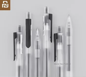 

Youpin Kinbor black 0.5mm gel pen Scrub pen Rod Press out the pen Smooth writing For school student office pen