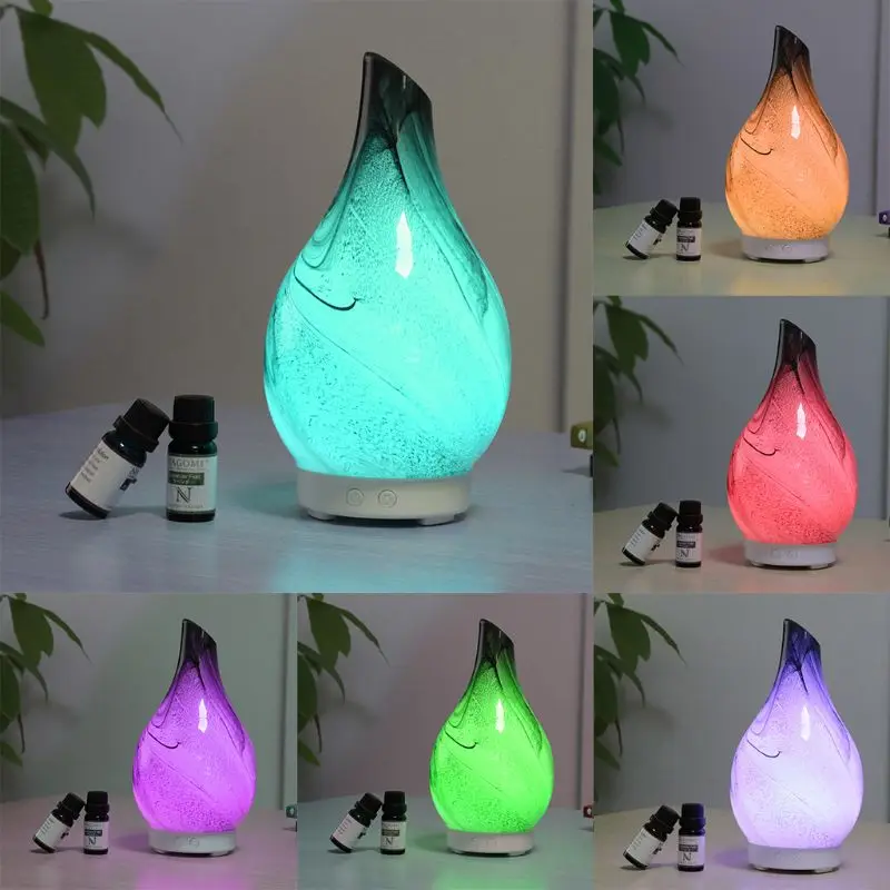 

Ink Painting Vase Air Humidifier Air Aroma Purifier With 7 Color LED Lights Electric Aromatherapy Essential Oil Aroma Diffuser