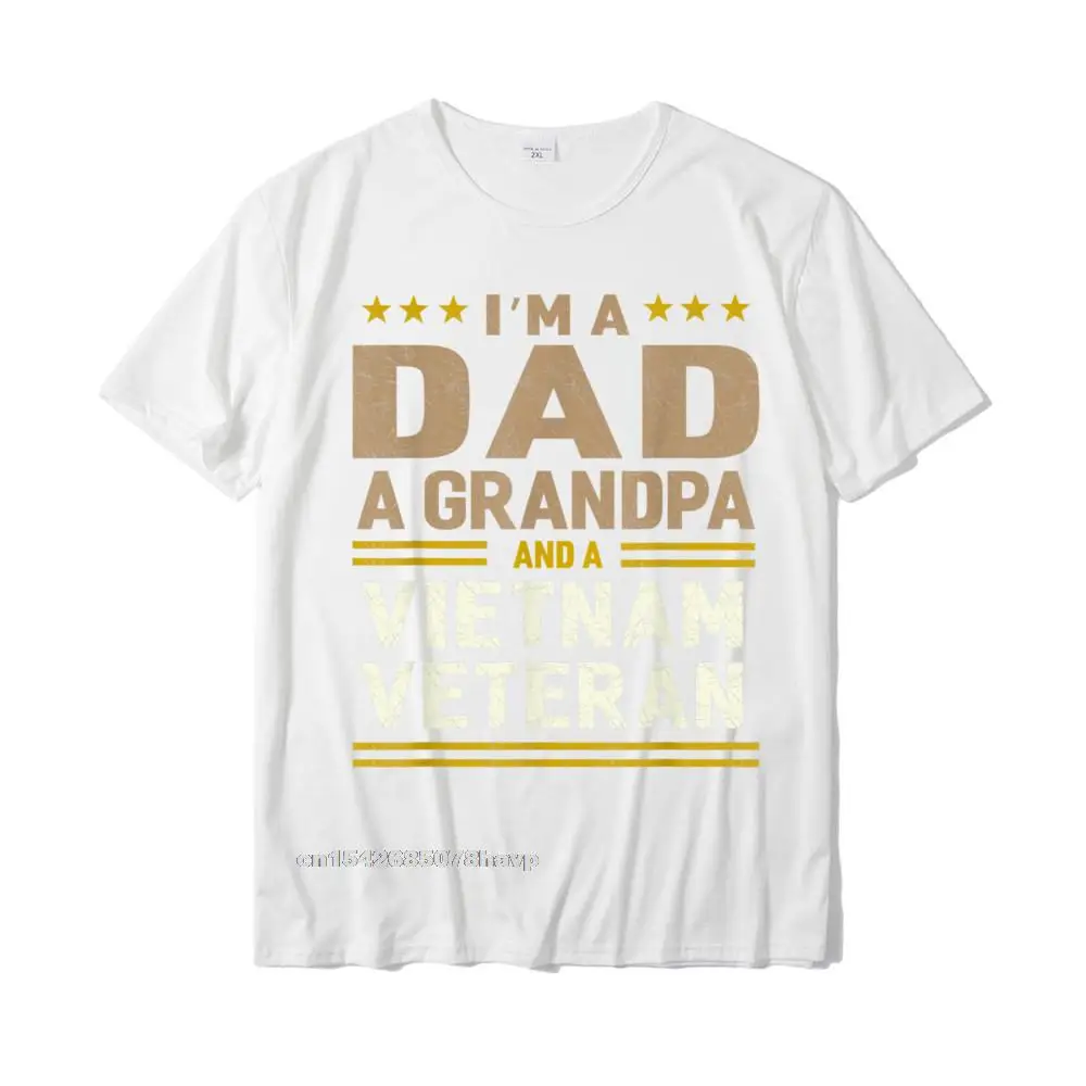 Group Gift Fall Pure Cotton Round Collar Men Tops T Shirt Custom Tops Tees 2021 Discount Short Sleeve T-shirts Dad Grandpa Vietnam Veteran Vintage Top Mens Gift T-Shirt__775. white