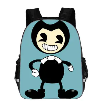 

16inch New Style Bendy and The Ink Dragon Backpack For Girls School Bags For Boys Children Bookbag For Women Mens