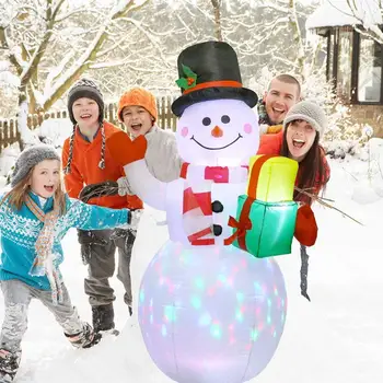 

1.5m Christmas Inflatable Snowman Lantern Luminous Indoor And Outdoor Decoration birthday christmas decorations