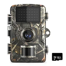 12MP 1080P yaban hayatı kamera avcılık takip kamerası ile 16GB/32GB TF kart güvenlik kamera IP66 su geçirmez kızılötesi gece görüş