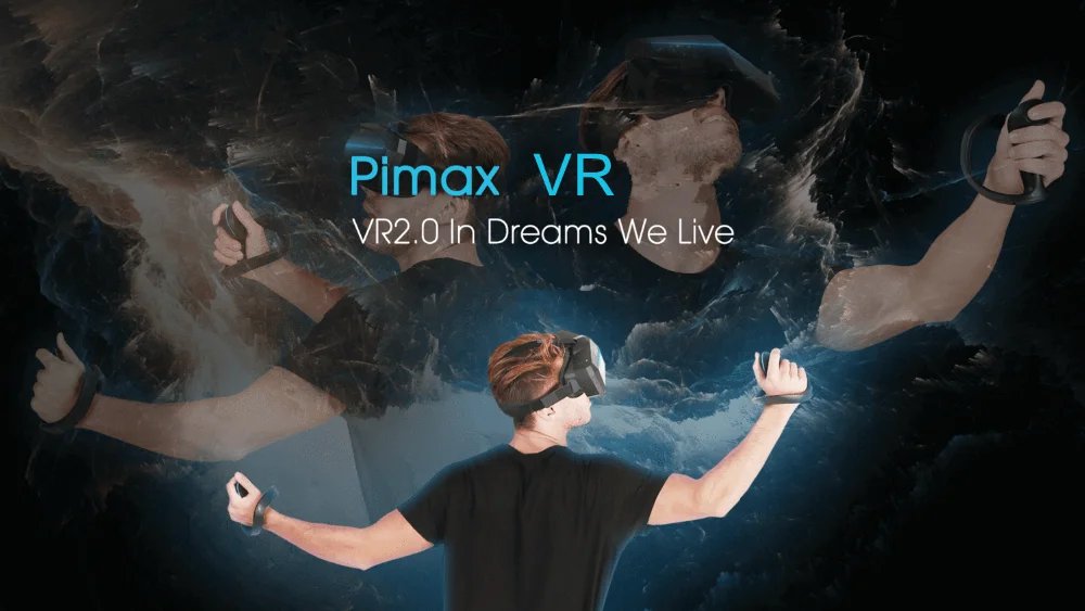 Экран быстрая 8k VR гарнитура Pimax Виртуальная реальность Высокое разрешение 200FOV 8K PC VR шлем иммерсивные очки