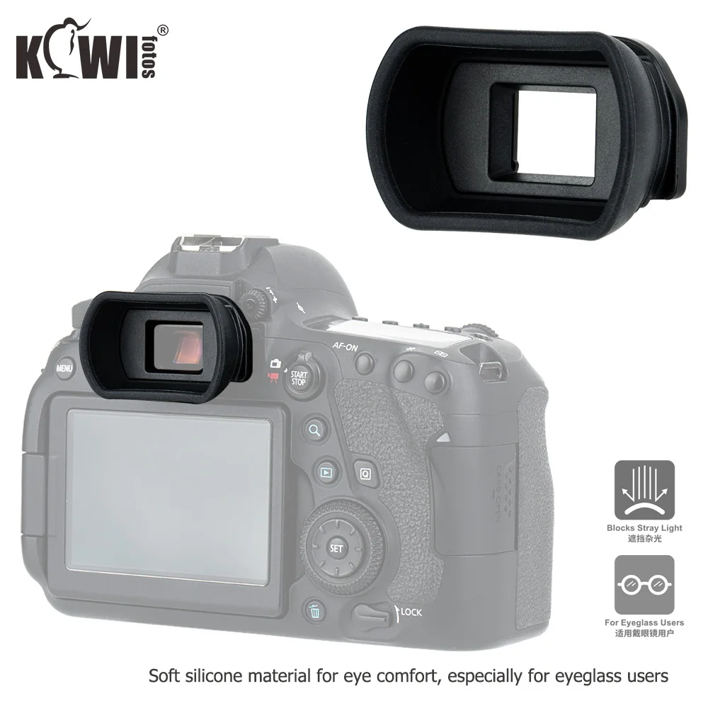 Soft Long Viewfinder Eyecup Eyepiece for Canon EOS 90D 80D 70D 60D 77D 6D Mark II 5D 50D 40D 30D EB EF Eye cup | Электроника