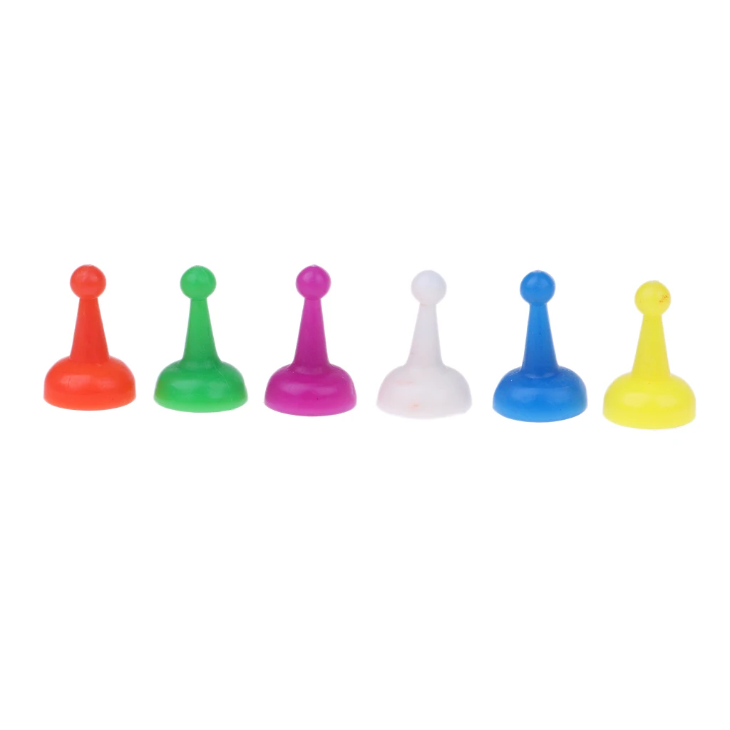 Board Game Chess Pieces and Board 60Pcs Board Game Chess Pieces Checkers Plastic Accessories for Halma Chess Checkers Game Chessman