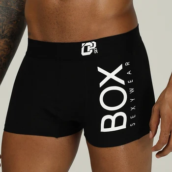 

ORLVS Brand Men Boxer Cotton Underwear Breathable U Convex For Gay Low Waist Men's Shorts Cueca Tanga Quick Dry Calzoncillo