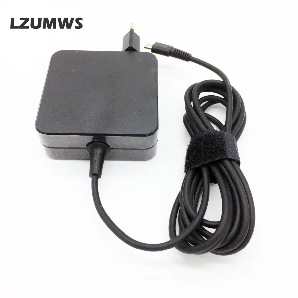 Adaptador de Energia para Macbook c tipo c Lzumws Usb Telefone Portátil Carregador Asus Zenbook Lenovo Dell Xiaomi ar hp Sony 65w Max 60 45 - Imagem 3