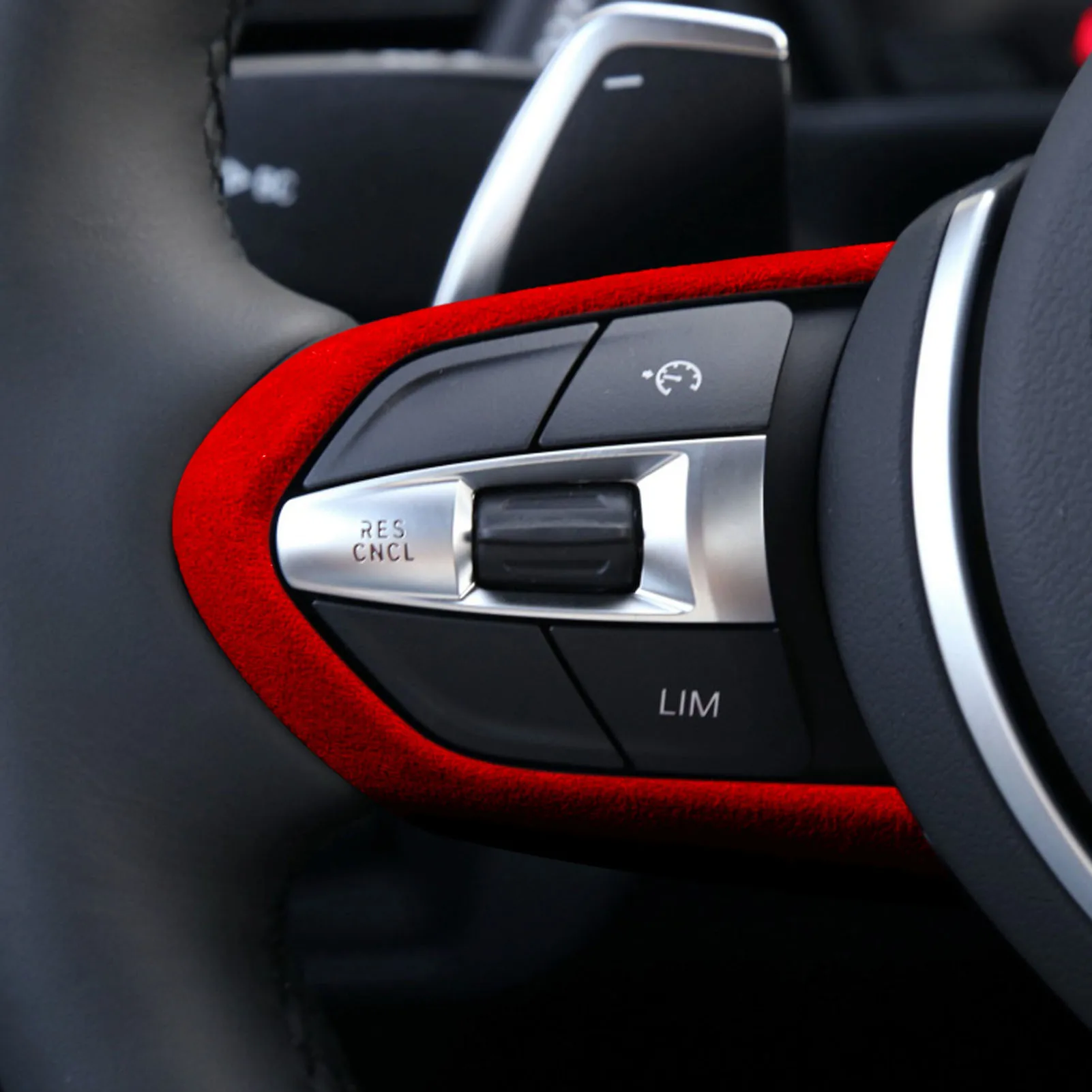 Revêtement De Volant De Voiture En Daim, Autocollant De Style Pour Bmw Série 1/2/3/4/5/6 X5/F15 X6/F16 2013 – 2019