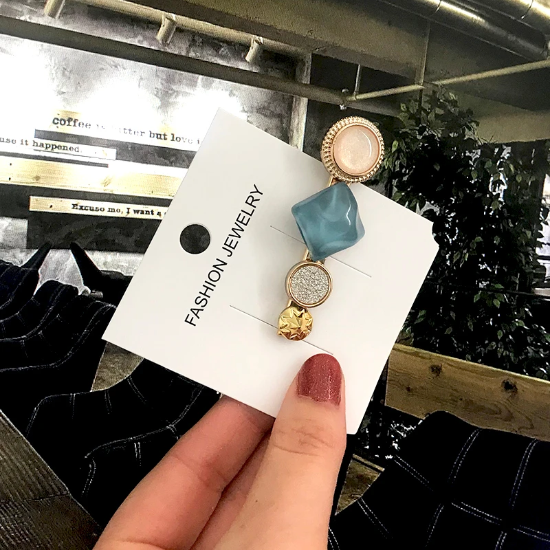 Hair Clips For Women Headband Hairpins Barrettes Pearl Geometric Girls Hairgrips Fashion Hair Jewelry Accessories 3pcs/set