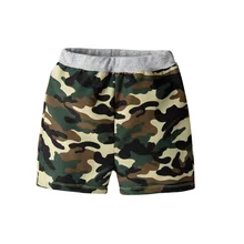 Детские повседневные штаны детские шорты летние эластичные штаны новые стильные камуфляжные штаны средней длины для мальчиков