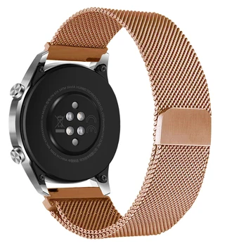 

22mm Watchband Stainless Steel Mesh Watch Band Strap Wristband Replacement Compatible with HUAWEI WATCH GT 2 46mm