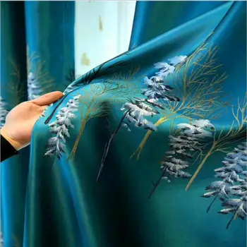 

Modern Jacquard Blackout Curtains for Living Room Bedroom Curtain Drapes Window Door Modern Luxury Curtains