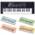 Bigfun Kids Keyboard Piano, 37 клавиш для подарочных игрушек для музыкальных инструментов