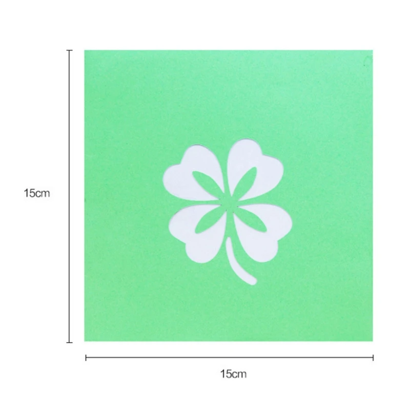  3D Pop Up Greeting Card Clover Birthday Wedding Valentine Anniversary Invitation D08D - 4.00036E+12