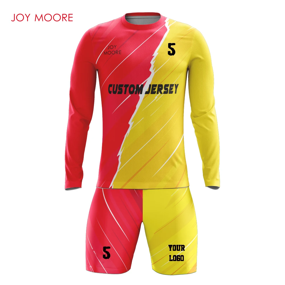 Nieuwe Mannen Voetbal Kleren Volwassen Blank Trainning Voetbal Kits  Sportkleding Sets Kunt Aangepaste Naam Nummer
