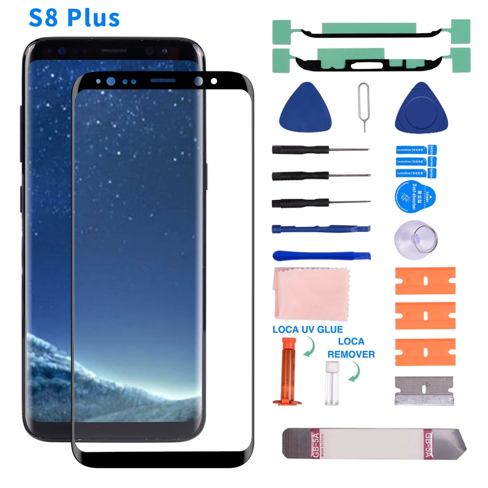 

Suction Cup UV Glue Repair Parts Glass Housing Lens Cover Front Screen Replacement Tools Multifunctional For Samsung S8