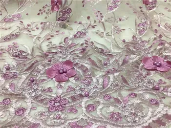 

2019 New Design African Dry Lace Fabrics High Quality Cotton Lace Fabric Swiss Voile With Beads Swiss Voile Lace In Switzerland