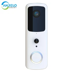 Wi fi sem fio visual inteligente telefone interfone de monitoramento remoto de baixa potência à prova dwireless água campainha 1080p sem fio