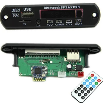 

newest Car Accessories Wireless Bluetooth 12 V MP3 WMA Decoder Board Audio ModuleB TF Radio For auto