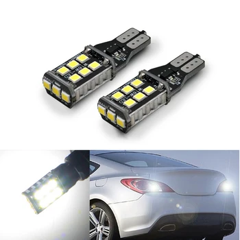 

2x T15 W16W LED 2835 Chip Canbus backup reverse light lamp For Hyundai ix20 ix35 ix55 Matrix Santa FeII Tucson Veloster Solaris