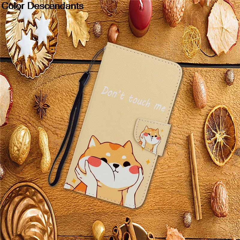 designer phone cases For iPhone Case SE 2020 Leather Phone Cover For iPhone 8 7 6 6s Plus 11 Pro XS Max X XR Cartoon Dog Cat pattern Wallet Flip case cute phone cases