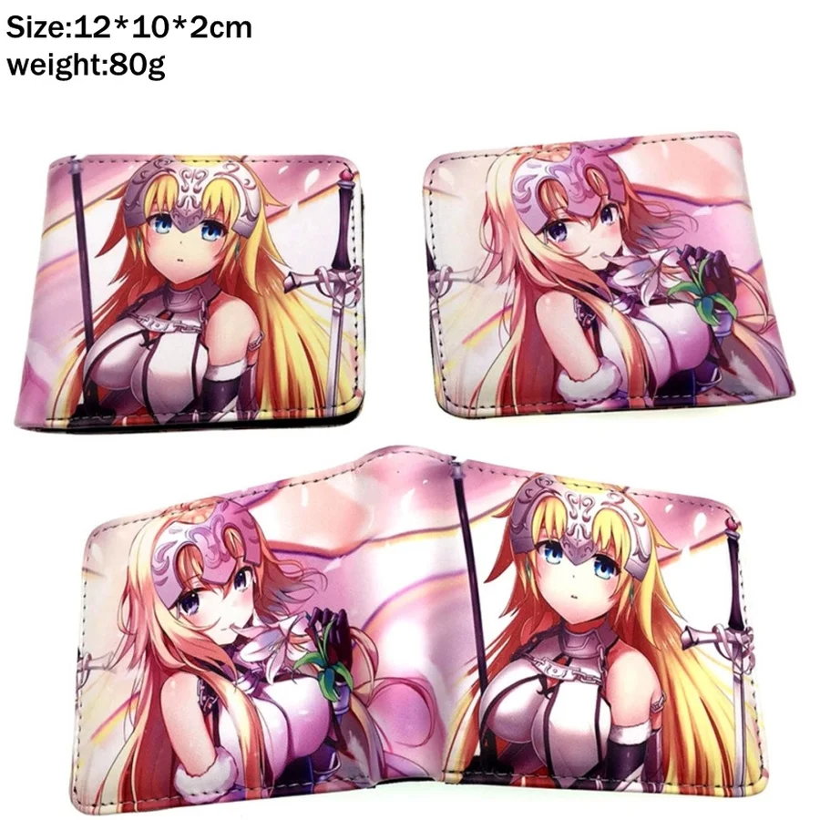 Аниме Fate/Grand Alter PU кошелек для мальчиков и девочек, студенческий короткий двойной держатель для карт, кошелек, кожаный кошелек для косплея