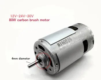 

Electric drill Saw 775 DC motor 12V 24V 30V High power 80W Strong magnetic carbon brush motor Shaft diameter 4MM