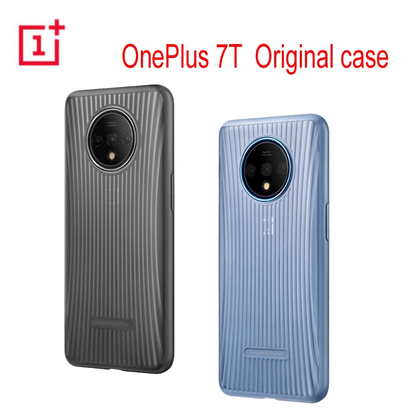 Оригинальный официальный OnePlus 7T Cushio защитный чехол Karbon Карбон песчаник