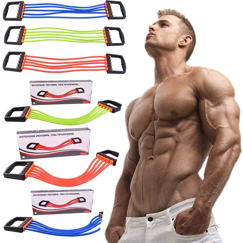 Profession Resistance Chest Band Puller Exercise Fitness