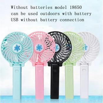 

Mini Handheld Fan ABS Portable Personal Fan Office Outdoor Household Travel USB Rechargeable Low Noise 3 Speed Wind