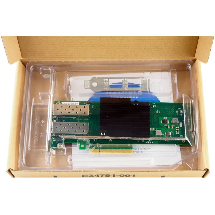 FANMI SFP + 10 Гб двойной порт PCI e Ethernet конвергентный адаптер Сетевая карта X710 DA2 в