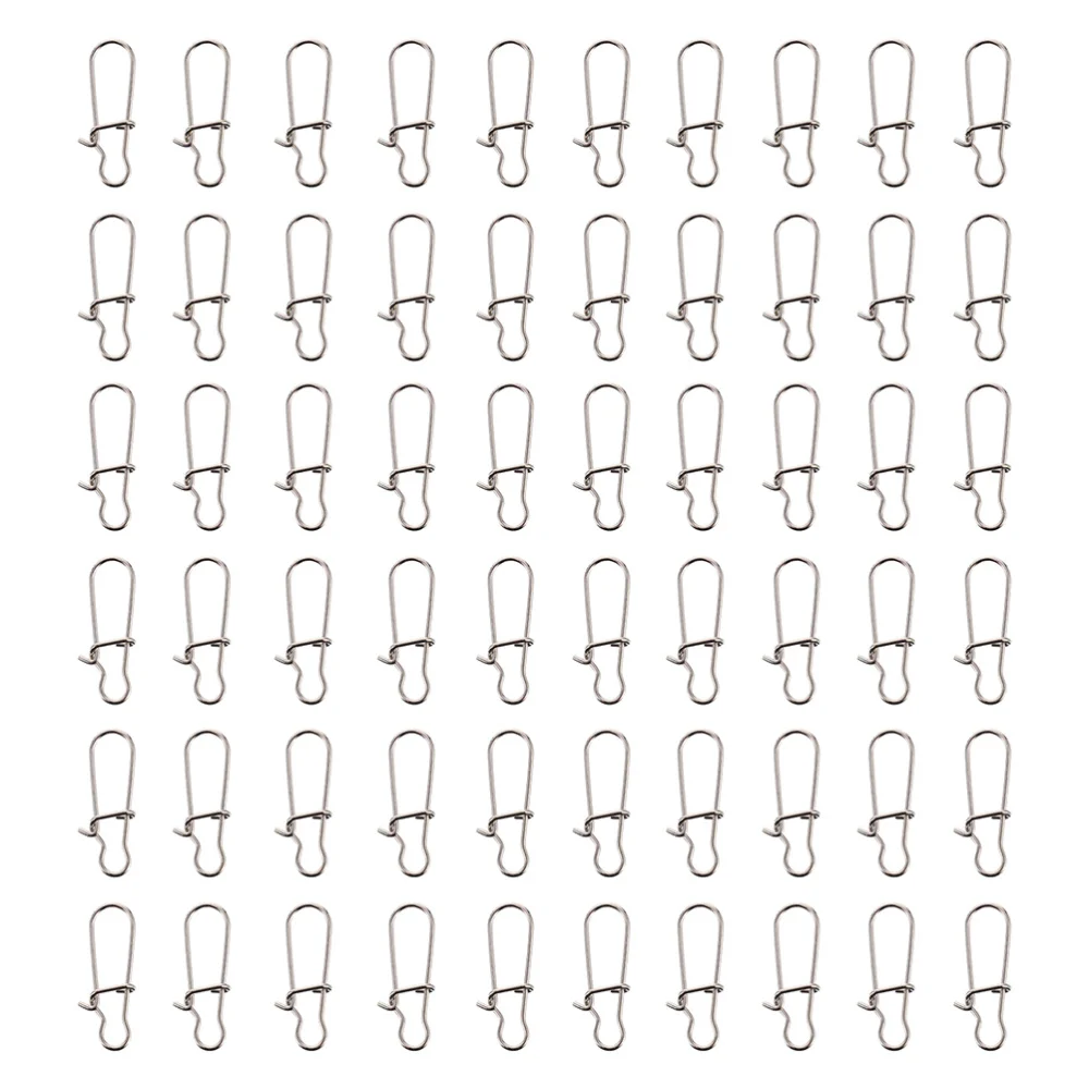 

100pcs Fishing Snaps Durable Useful Snap Locks Fishing Supplies Fishing Lure Connectors for Outdoor