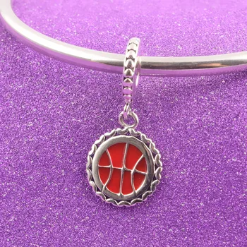 

PANDACH Hot Sale Red Swoosh Charms Beads Fit Original Bracelet 100% Sterling Silver Pendant For Women DIY Jewelry Making S213