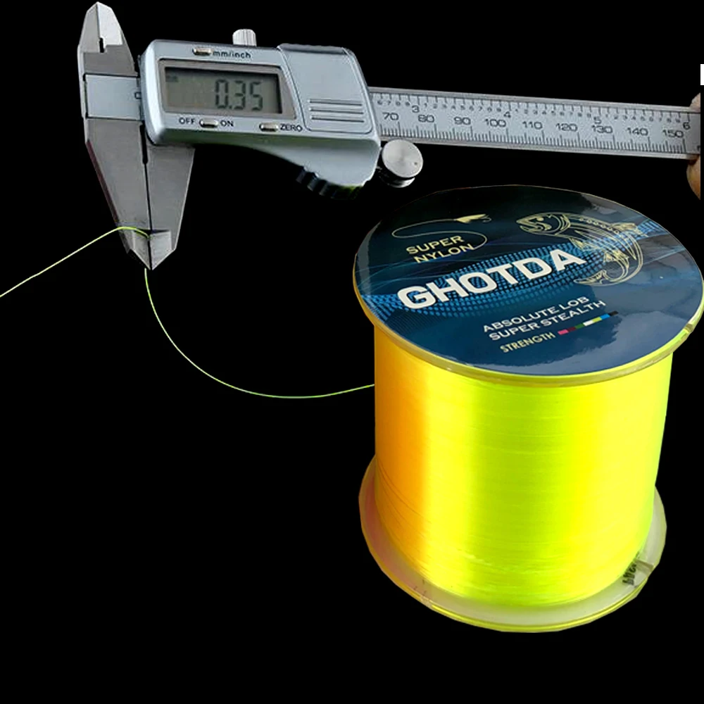 Леска из нейлона GHOTDA сверхпрочная мононить 5 30 фунтов 500 м 0 168 мм|nylon fishing line|fishing