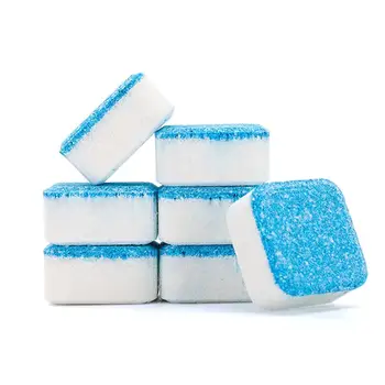 

10Pcs Washing Machine Cleaner Washer Cleaning Washing Machine Cleaner Laundry Soap Detergent Effervescent Tablet Washer Cleaner