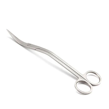 

Stainless Steel Aquarium Live Tank Plant Aquascaping Kit Wave Scissors 25cm